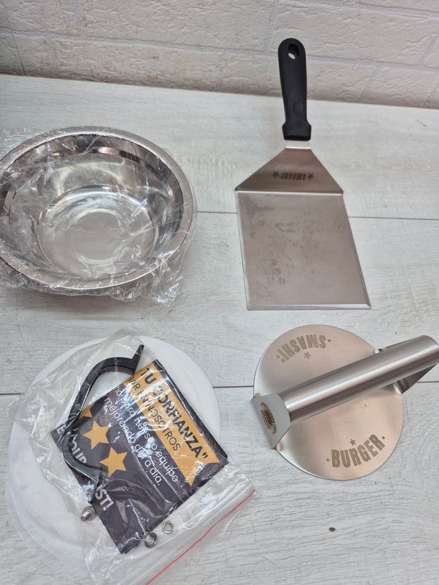 Kit de hamburguesa smash profesional