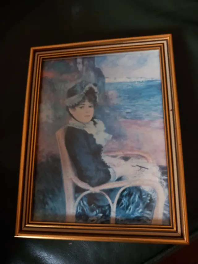 "Por la orilla del mar"(1883) de Renoir