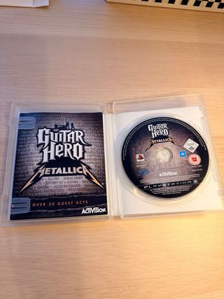 Guitar Hero Metallica PS3 PAL España