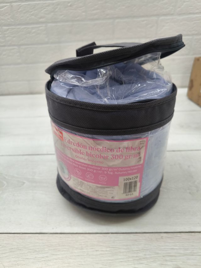 Edredón Reversible 300 gr - Relleno Nórdico 100x120 para Cuna de 60