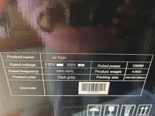 Friggitrice ad aria Air Fryer