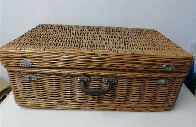 Cesta Mimbre Grande con Asa