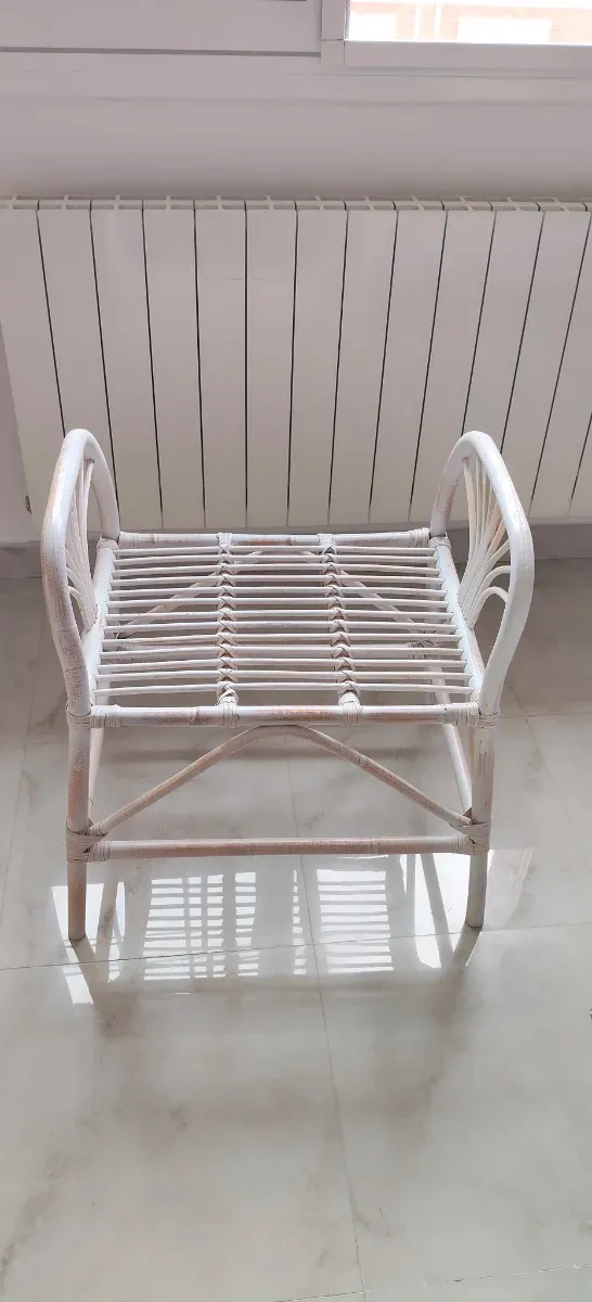 Butaca de dormitorio de ratán