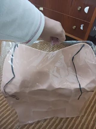 Petto finto cosplay addominali finti