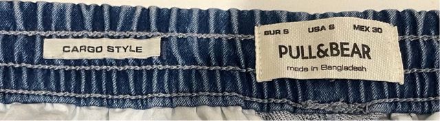 Pantalón Cargo Pull&Bear Azul