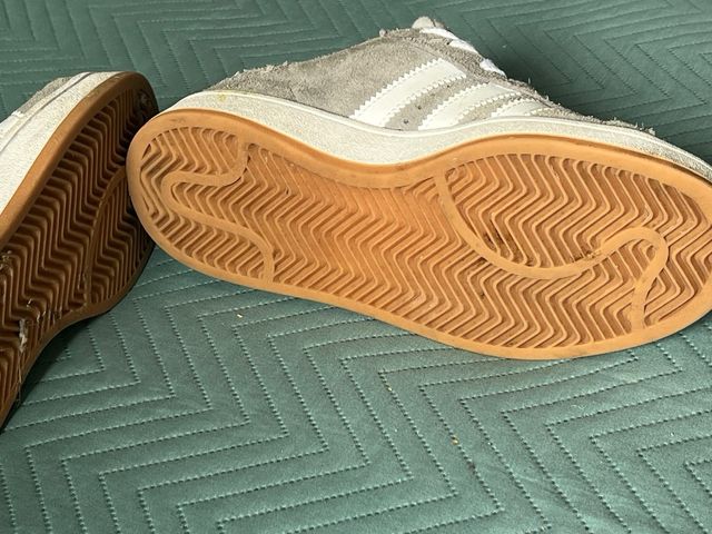 Adidas Campus Gris Talla 38 + Kit limpiadora Care