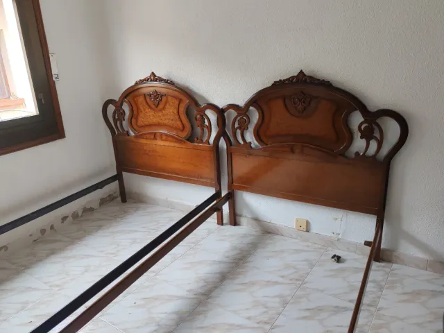 Estructuras de cama madera maciza