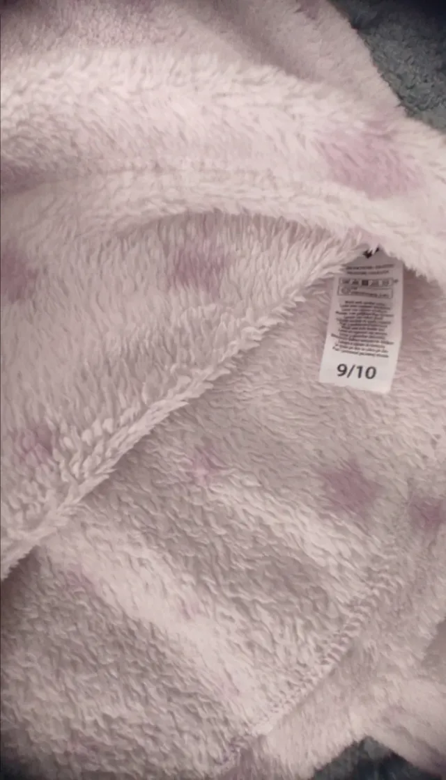 Pijama invierno niña estrellas rosa 9-10años