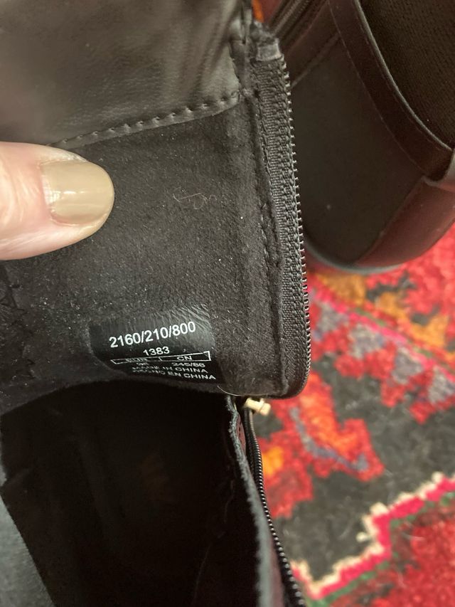 Botines Zara piel negros T38