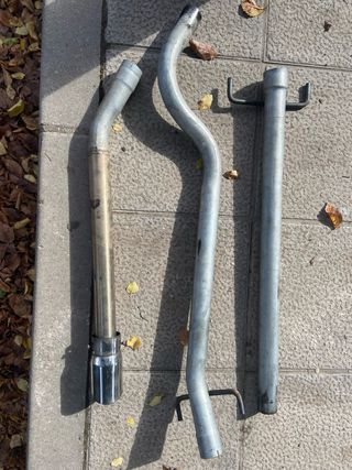 Tubo de escape recto