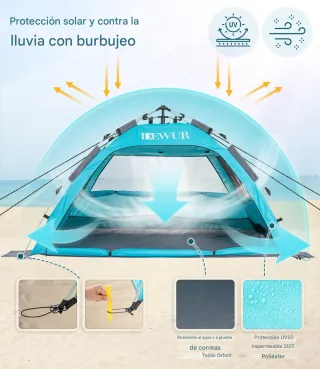 Tienda de campaña 2-4 personas