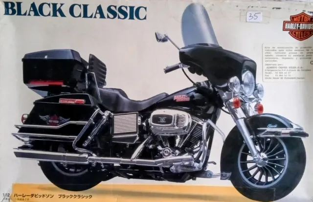 Harley-Davidson Black Classic 1/12 año 1996