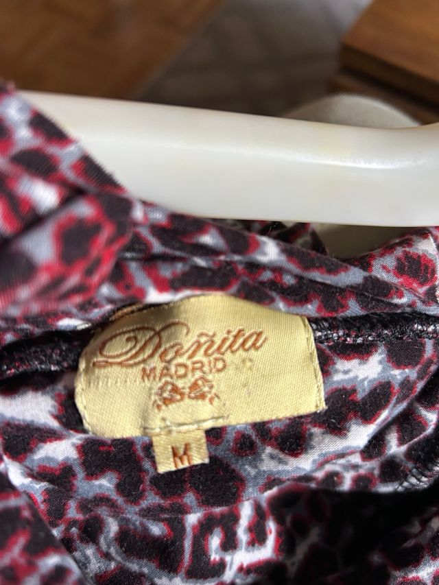 Vestido estampado leopardo talla M