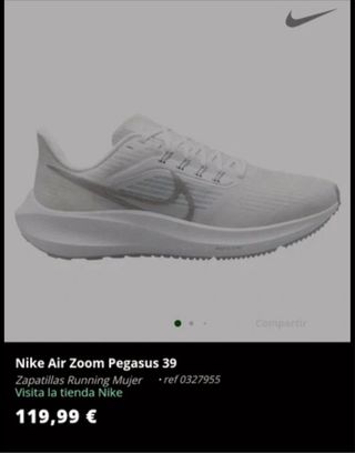 Nike Air Zoom Pegasus Gris/Blanco