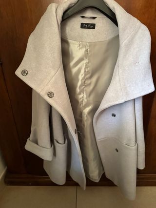 Cappotto Patty Tange Grigio Taglia Unica