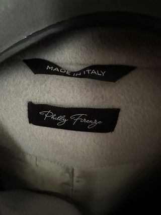 Cappotto Patty Tange Grigio Taglia Unica