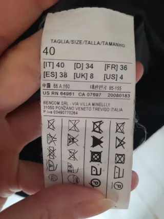 Cazadora Benetton Negra