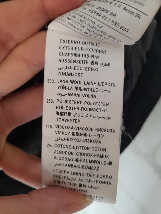 Cazadora Benetton Negra