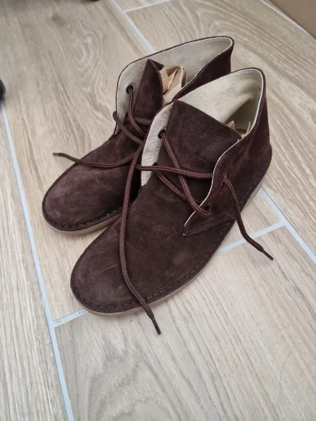 Botas niño ante marrón talla 37