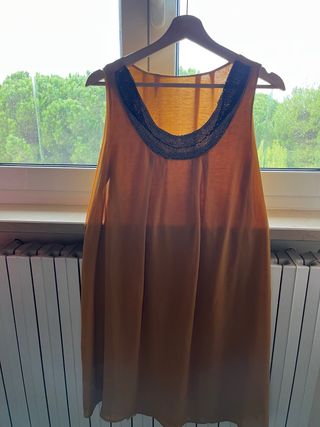 Vestitino oro con perline