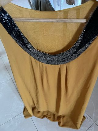 Vestitino oro con perline