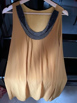 Vestitino oro con perline