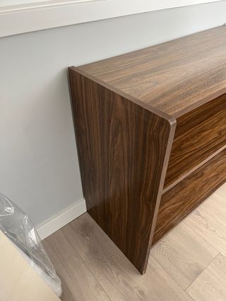 Estantería baja de oficina madera