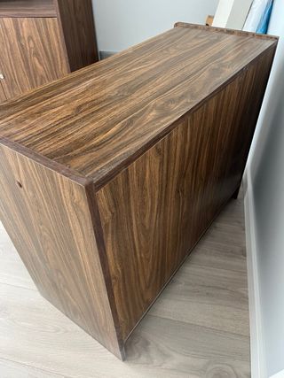 Estantería baja de oficina madera