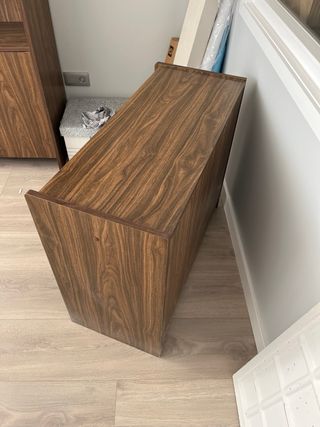 Estantería baja de oficina madera