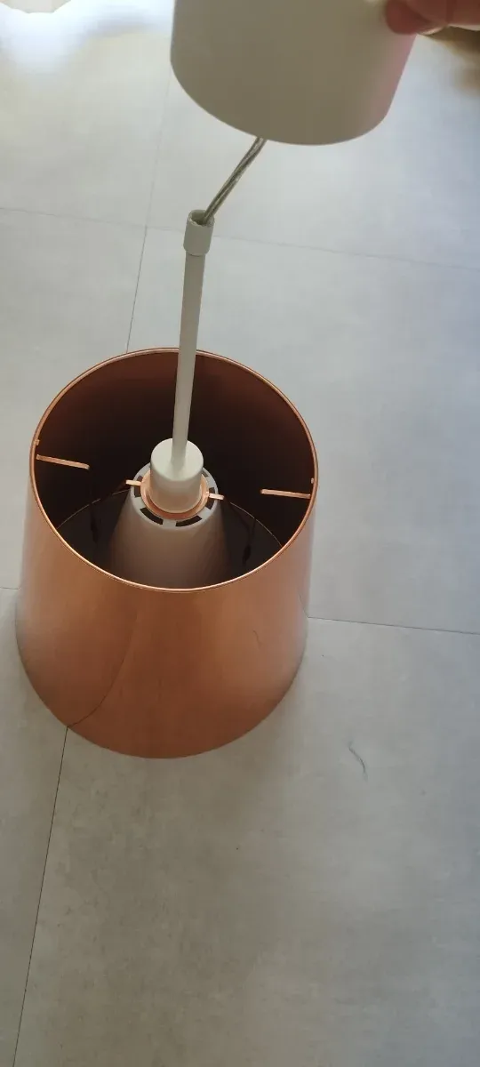 Lámpara de techo bronce metal