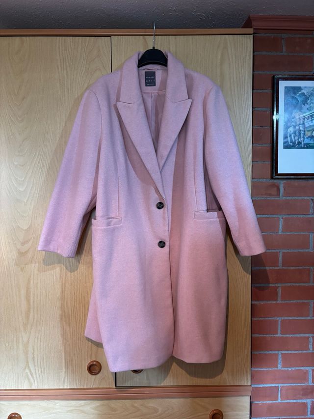 Cappotto rosa comodo