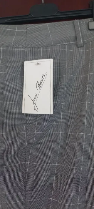 Traje chaqueta y pantalón cuadros