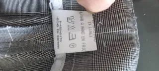 Traje chaqueta y pantalón cuadros