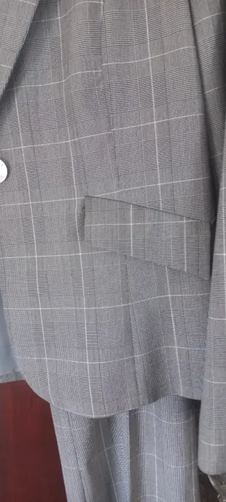 Traje chaqueta y pantalón cuadros