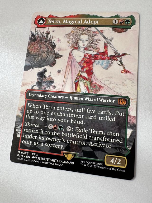 Terra, Magical Adept MTG Carta Final Fantasy