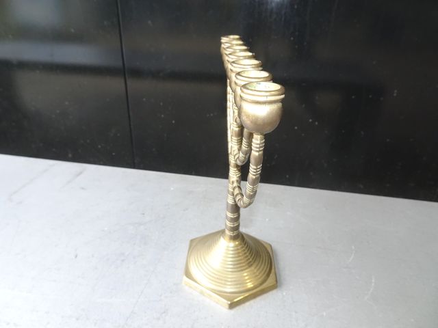 Candelabro Judío Menorá en Bronce