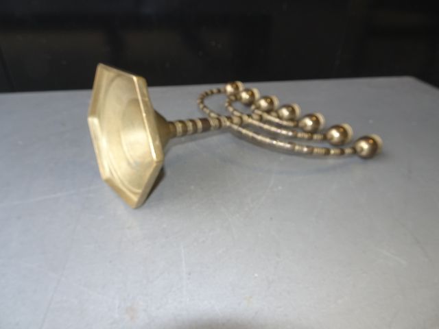 Candelabro Judío Menorá en Bronce