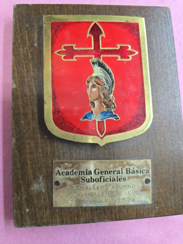 Placa Academia General Básica Suboficiales