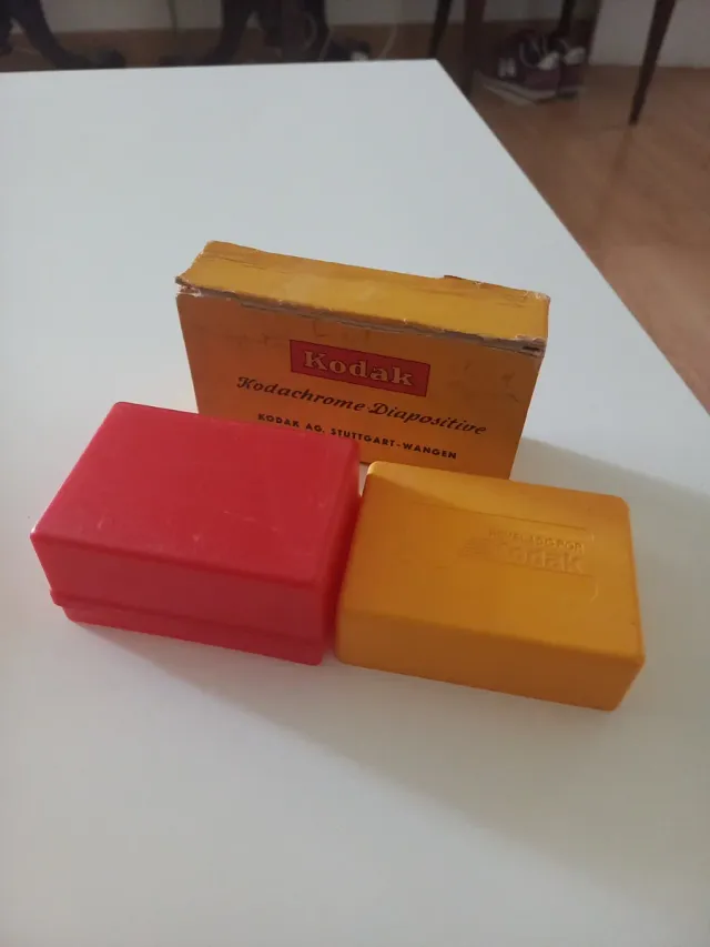 2 Cajas Kodak Kodachrome Diapositive Antiguas