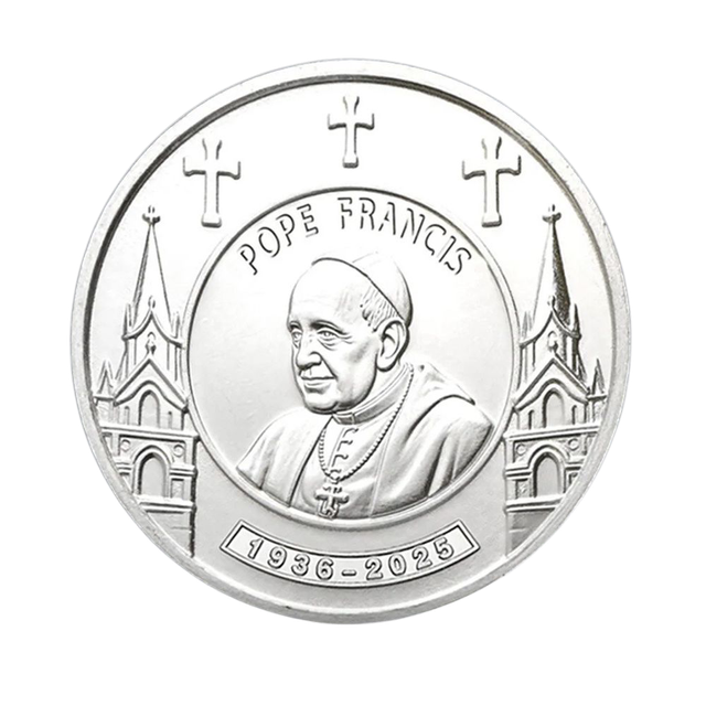 2025 MONEDA CONMEMORATIVA DE EL PAPA