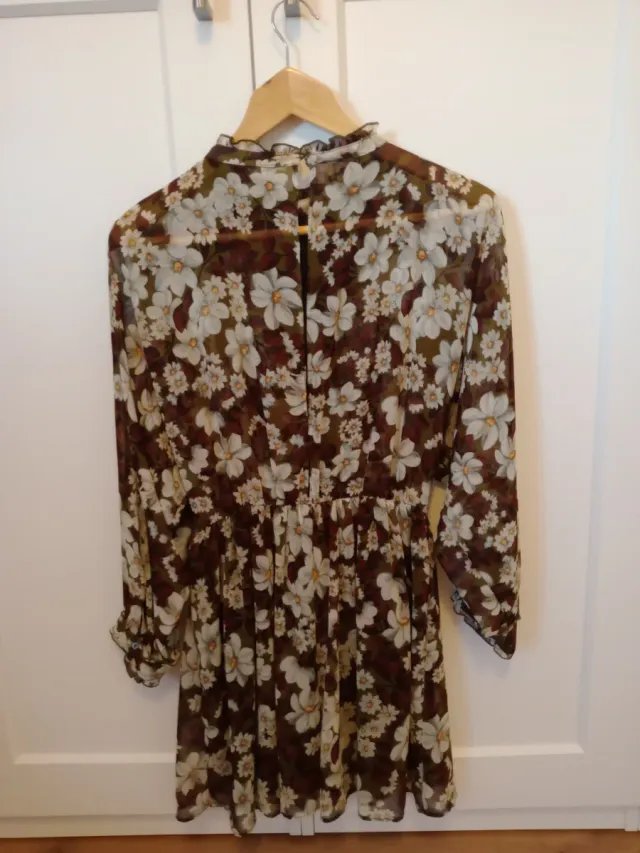 Vestido pantalón floral Zara M