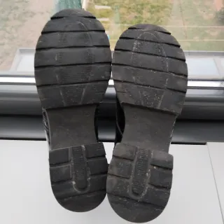 Botas mujer charol efecto piel reptil n*38