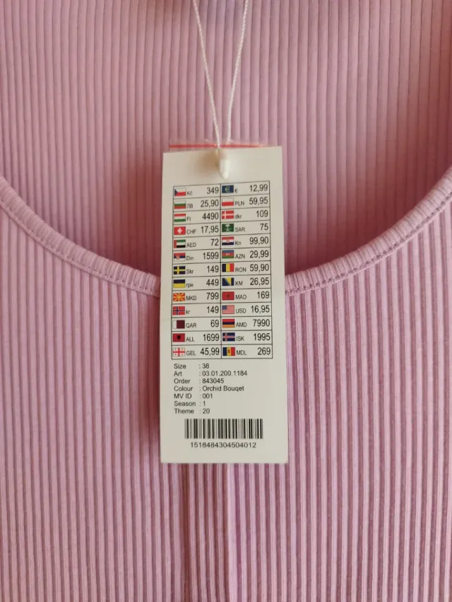 Vestido NEW YORKER rosa sin estrenar Talla S-M