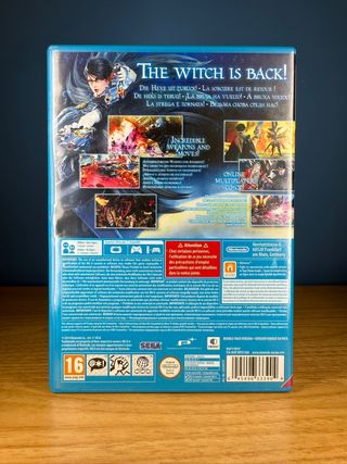 Bayonetta 2 Wii U - Copertina Multilingue