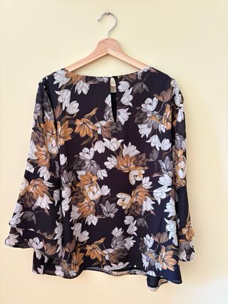 Blusa El Corte Inglés Talla XL Estampada