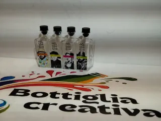 4 Bottiglie Vuote Gin 359 Diverse