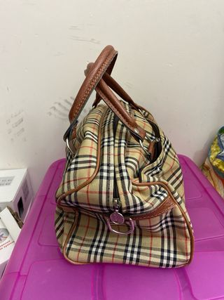 Bolsa Vintage Burberry Beige y Marrón