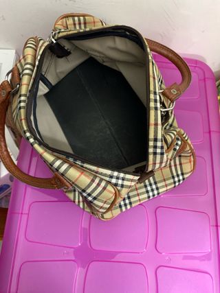 Bolsa Vintage Burberry Beige y Marrón