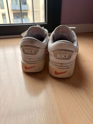 Bambas Nike blancas y rosa