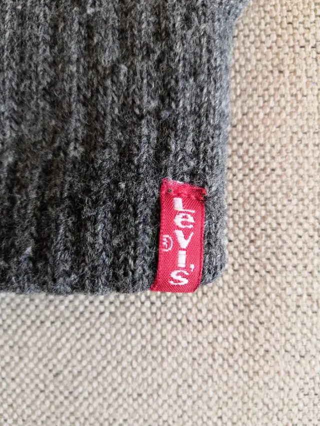 Guantes Levi's de punto unisex grises